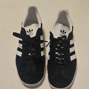 Adidas Women's Black and White Sneakers